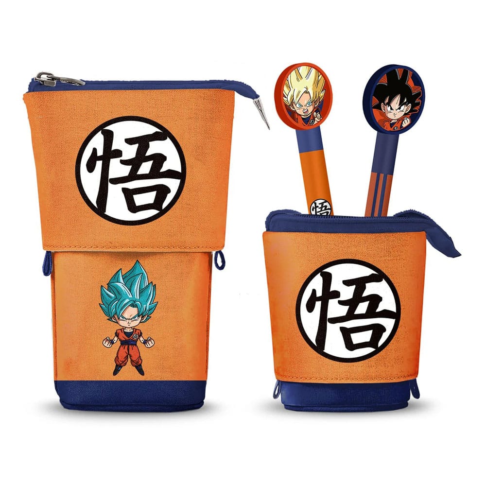 Dragon Ball Pop Up Pencil Case with 2 Erasable Gel Pens 8445118087963