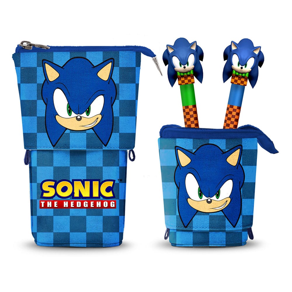Sonic - The Hedgehog Pop Up Pencil with 2 Erasable Gel Pens 8445118087987