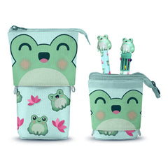 Oh My Pop! Pop Up Pencil with Multicoloured ball pen & Erasable Gel Pen Froggy 8445118088656
