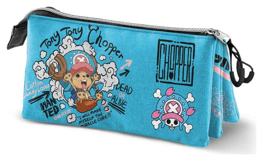 One Piece Triple-Federmäppchen ChopperOne Piece Triple Pencil Case ChopperOne Piece Triple Trousse ChopperOne Piece Triple Estuche Chopper 8445118094756
