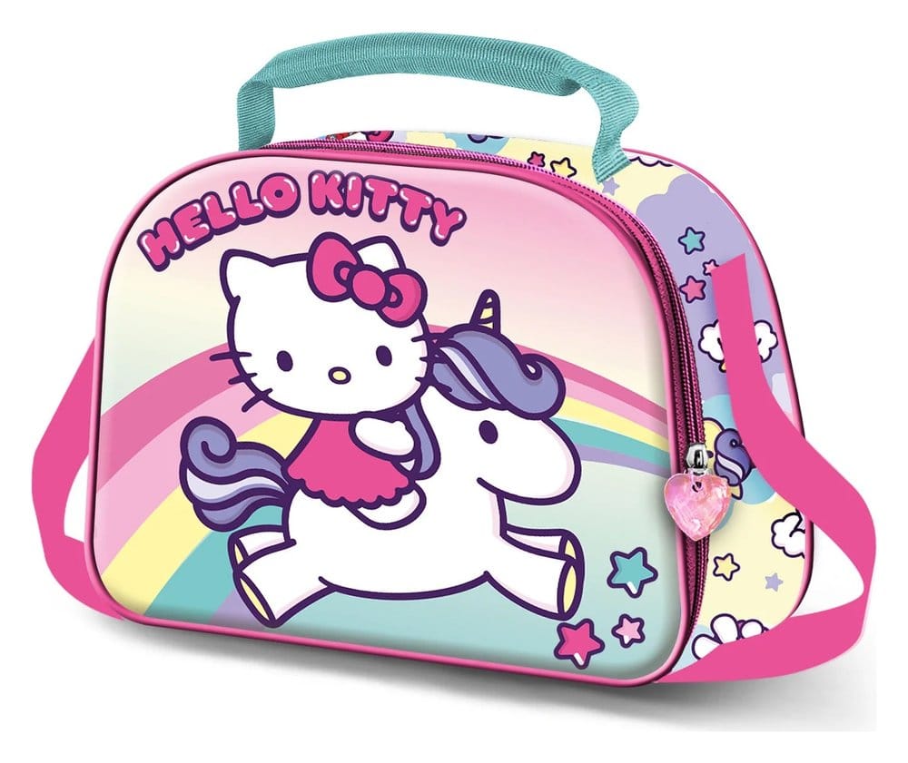Sanrio 3D-Lunch-Tasche Hello Kitty UnicornSanrio 3D Lunch Bag Hello Kitty UnicornSanrio Sac à lunch 3D Hello Kitty UnicornSanrio Bolsa de almuerzo 3D Hello Kitty Unicorn 8445118096163