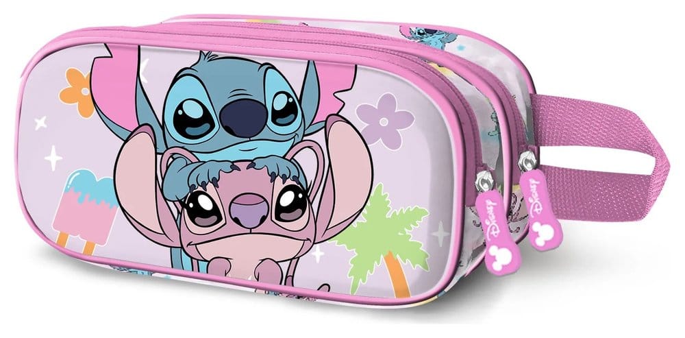 Lilo & Stitch 3D Doppel-Federmäppchen CoupleLilo & Stitch 3D Double Pencil Case CoupleLilo & Stitch Trousse Double 3D CoupleLilo & Stitch Estuche Doble 3D Couple 8445118096323