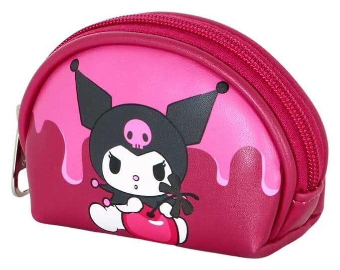 Sanrio Casual Oval Geldbörse Kuromi CherrySanrio Casual Oval Coin Purse Kuromi CherrySanrio Casual Oval Porte-monnaie Kuromi CherrySanrio Casual Oval Monedero Kuromi Cherry 8445118098365