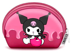 Sanrio Casual Oval Geldbörse Kuromi CherrySanrio Casual Oval Coin Purse Kuromi CherrySanrio Casual Oval Porte-monnaie Kuromi CherrySanrio Casual Oval Monedero Kuromi Cherry 8445118098365