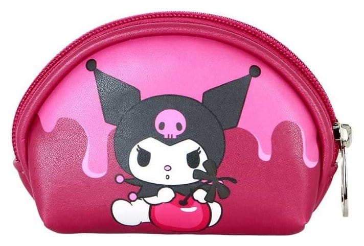 Sanrio Casual Oval Geldbörse Kuromi CherrySanrio Casual Oval Coin Purse Kuromi CherrySanrio Casual Oval Porte-monnaie Kuromi CherrySanrio Casual Oval Monedero Kuromi Cherry 8445118098365