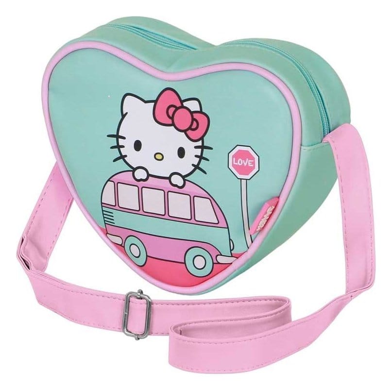 Sanrio Casual Heart Shoulder Bag Hello Kitty Van 8445118098556