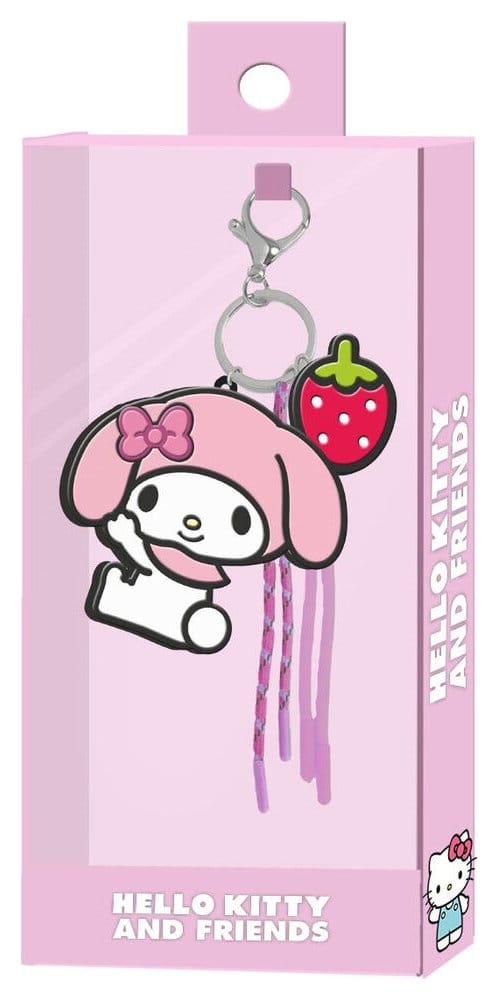 Sanrio Charm Keyring My Melody Face 8445118101058