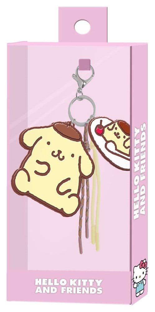Sanrio Charm Keyring Pompompurin Face 8445118101065