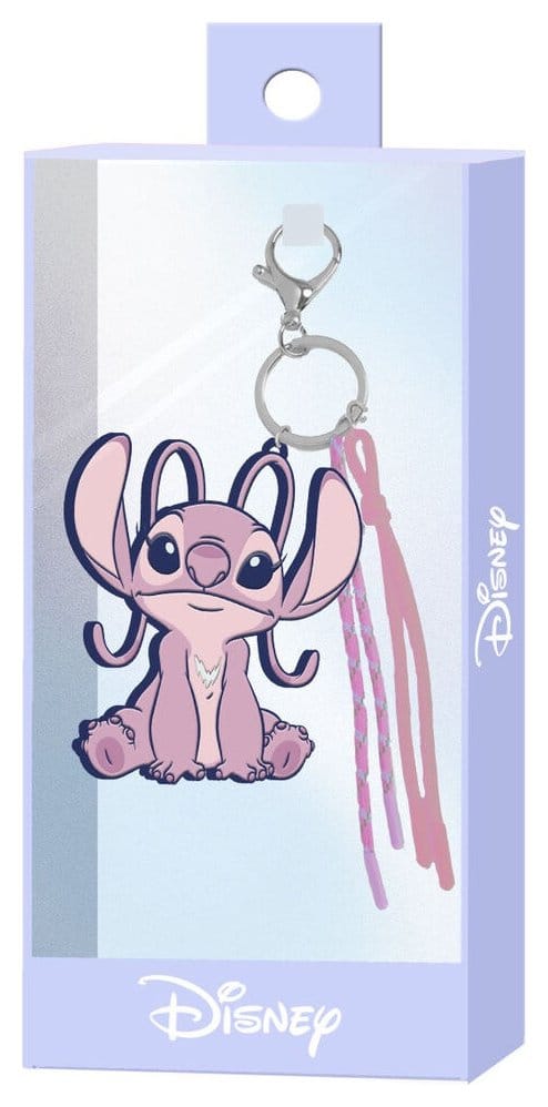 Lilo & Stitch Charm Keyring Angel Cute 8445118101362