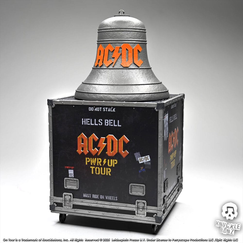 AC/DC Rock Ikonz On Tour Statue PWR UP Tour Hells Bell 0785571596243