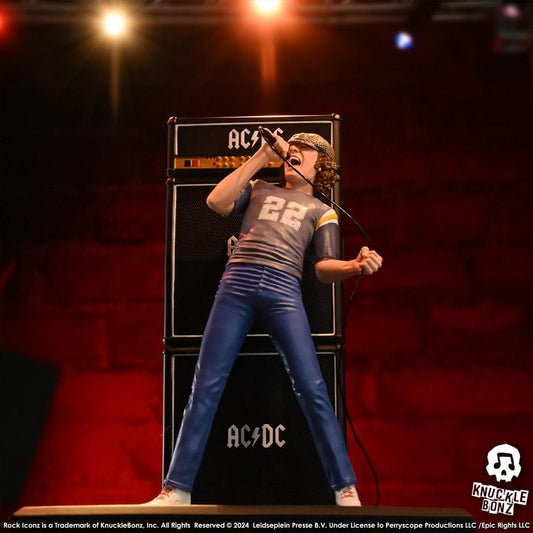 AC/DC Rock Iconz Statue Brian Johnson 23 cm 0785571595949