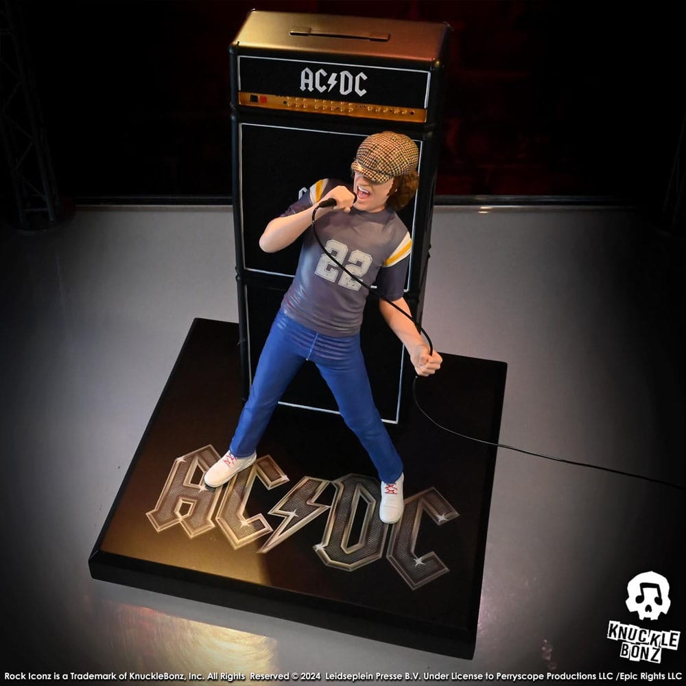 AC/DC Rock Iconz Statue Brian Johnson 23 cm 0785571595949