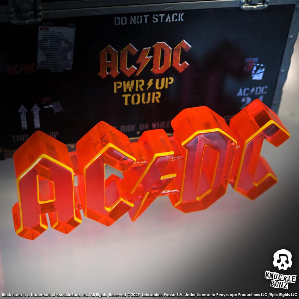 AC/DC Rock Ikonz On Tour Statue PWR UP Tour Road Case 0785571596250