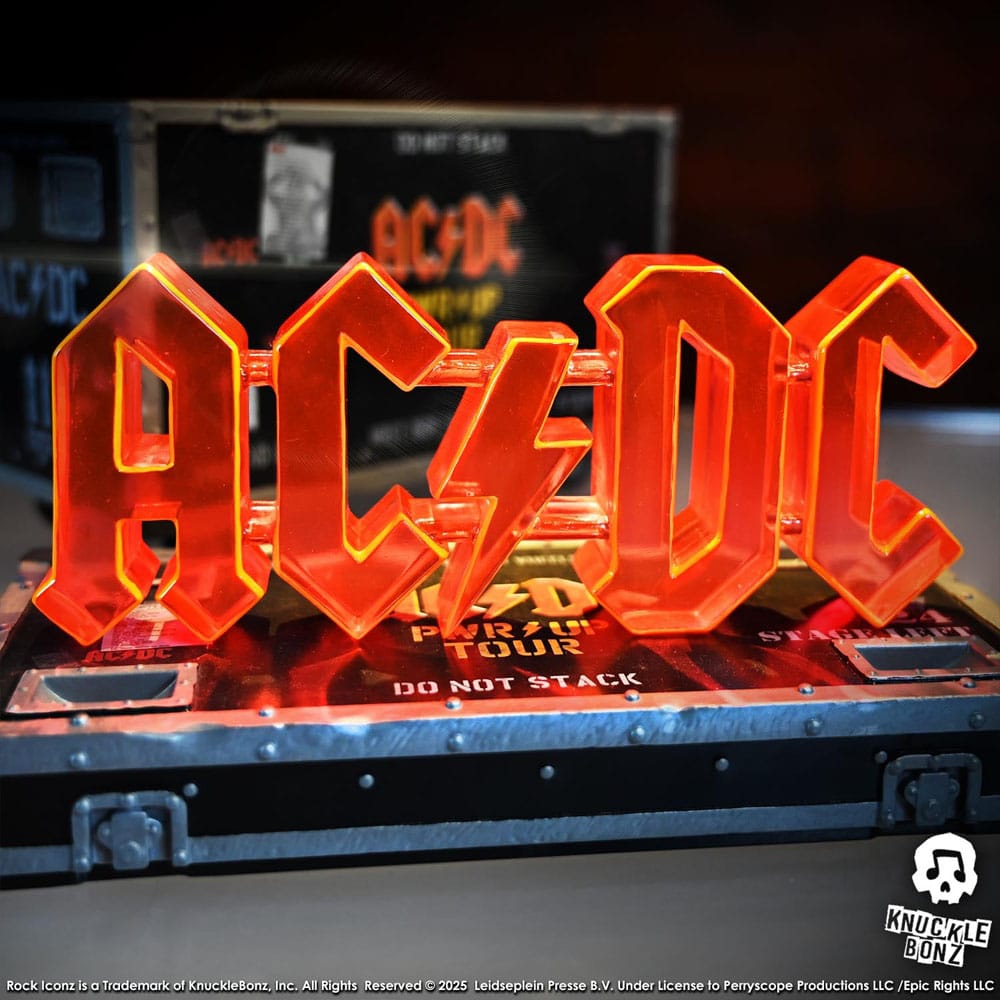 AC/DC Rock Ikonz On Tour Statue PWR UP Tour Road Case 0785571596250