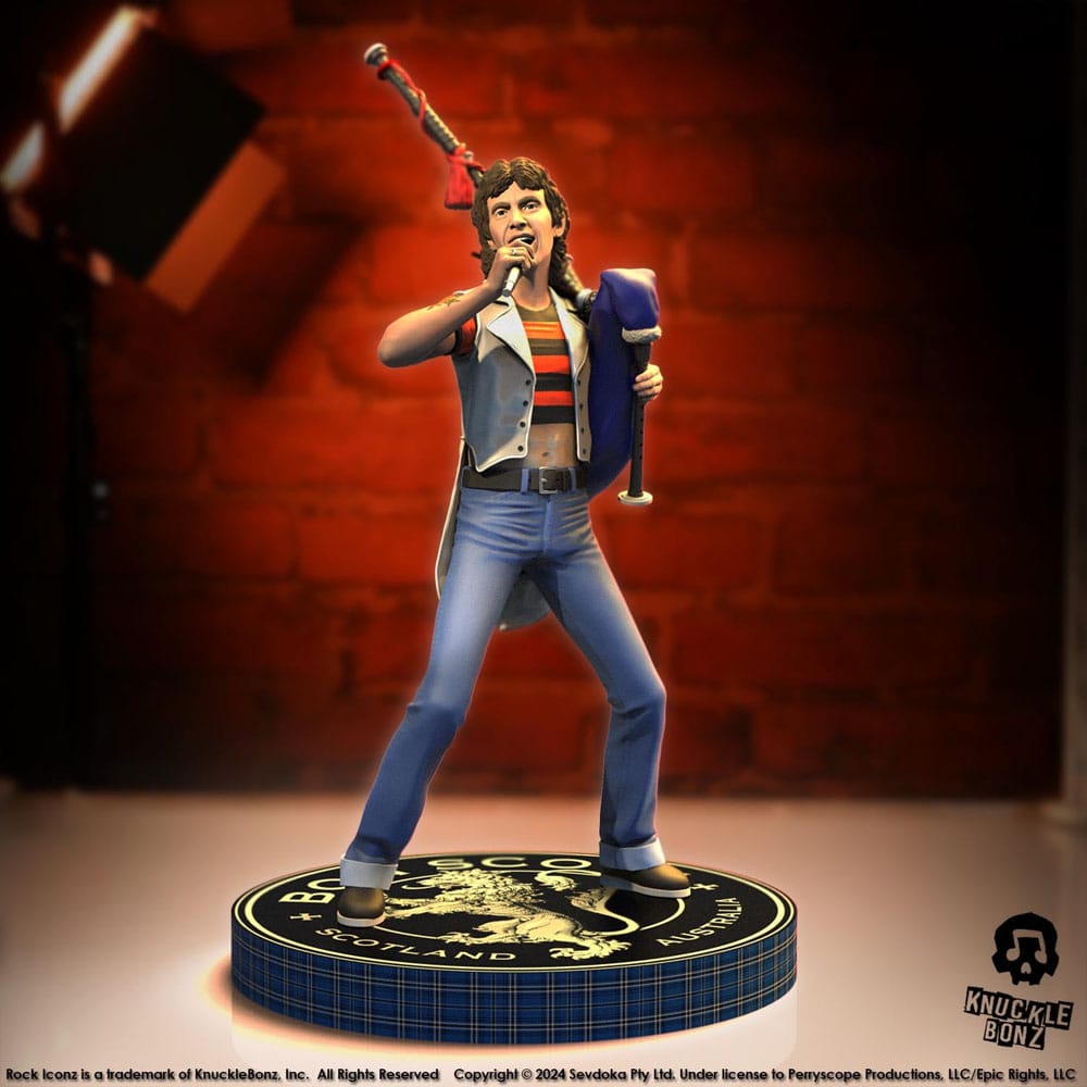 AC/DC Rock Iconz Statue Bon Scott II 24 cm 0785571595994