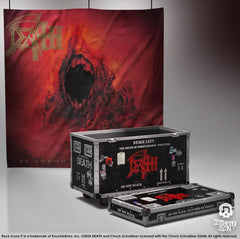 Death Rock Ikonz On Tour Road Case Statue + Stage Backdrop Set The Sound of Perseverance Tour 1998 0785571596090