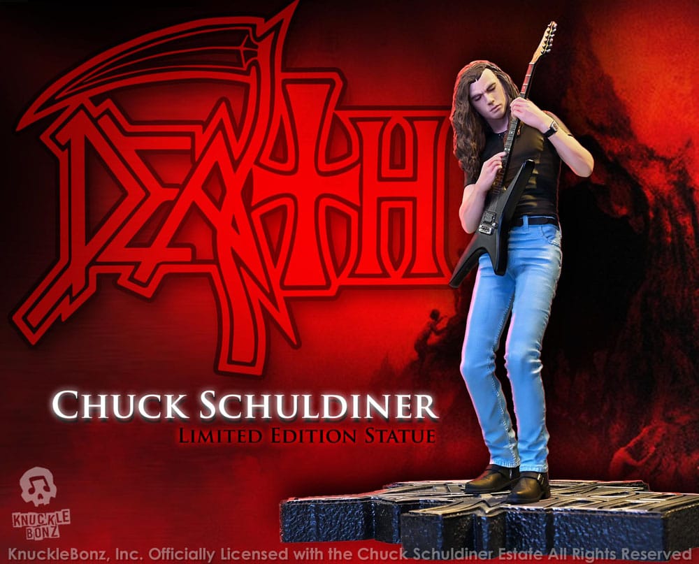 Death Rock Iconz Statue Chuck Schuldiner 22 cm 0785571595482