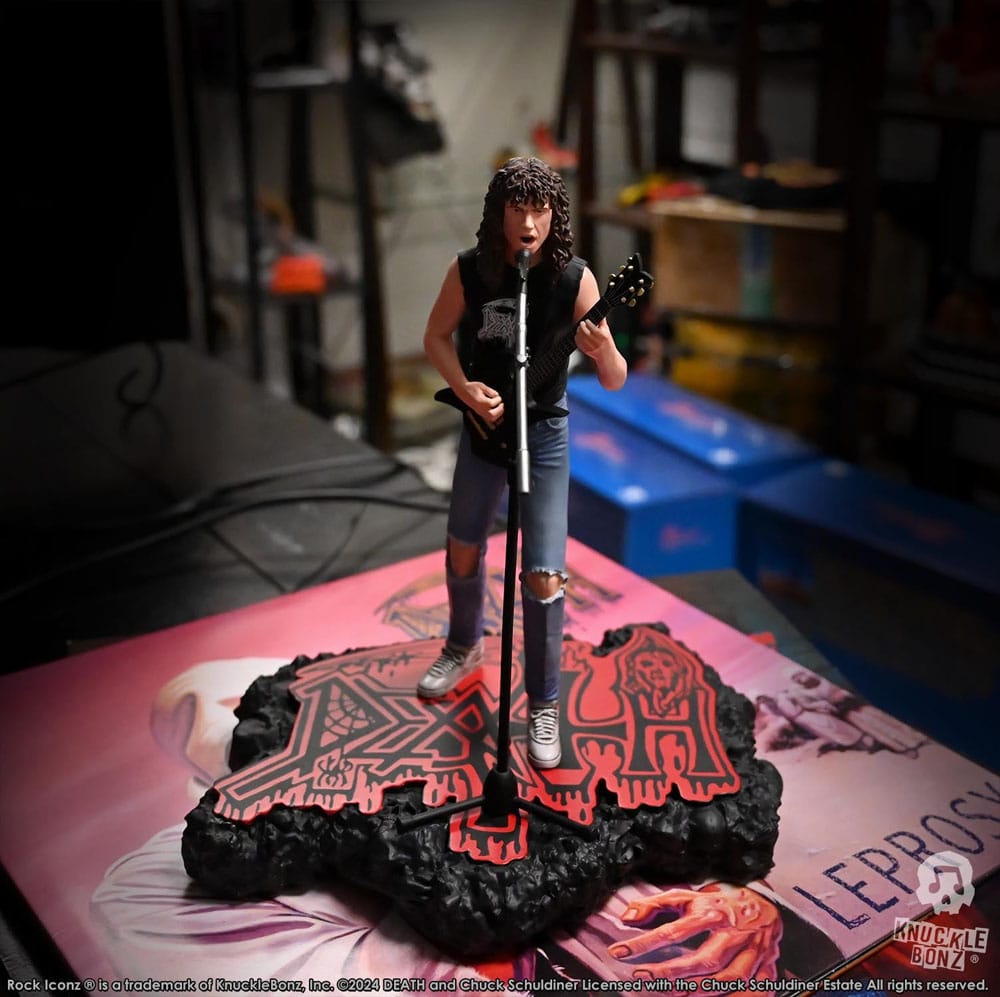 Death Rock Iconz Statue Chuck Schuldiner II 22 cm 0785571596014