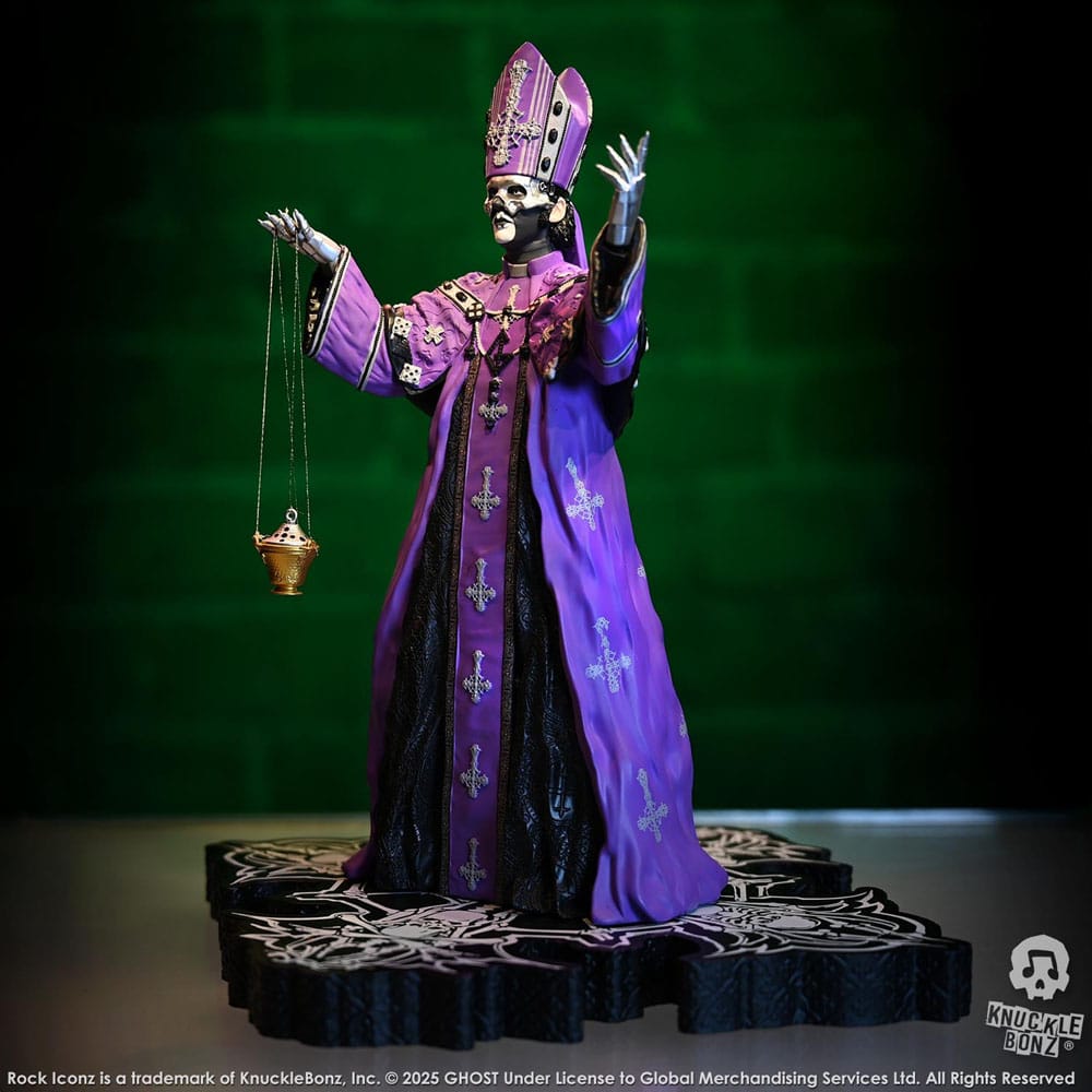Ghost Rock Iconz Statue Papa V Perpetua Purple Robes 22 cm 0785571596281