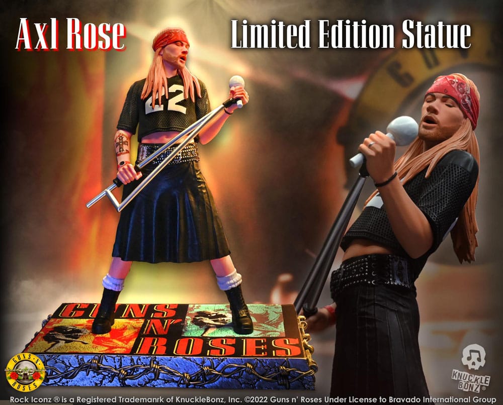 Guns N' Roses Rock Iconz Statue Axl Rose II 22 cm 0785571595536