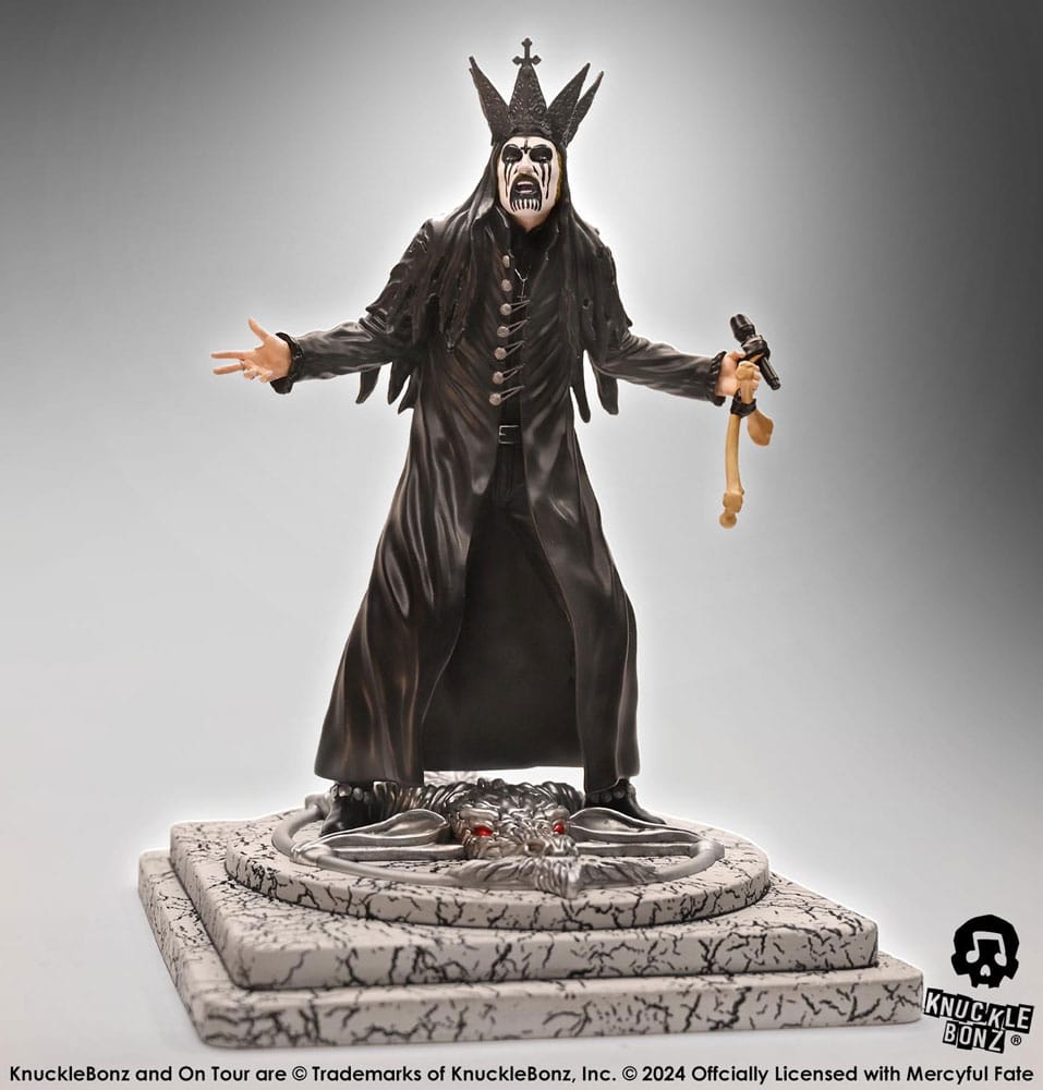 Mercyful Fate Rock Iconz Statue King Diamond III (Black Version) 22 cm 0785571596113