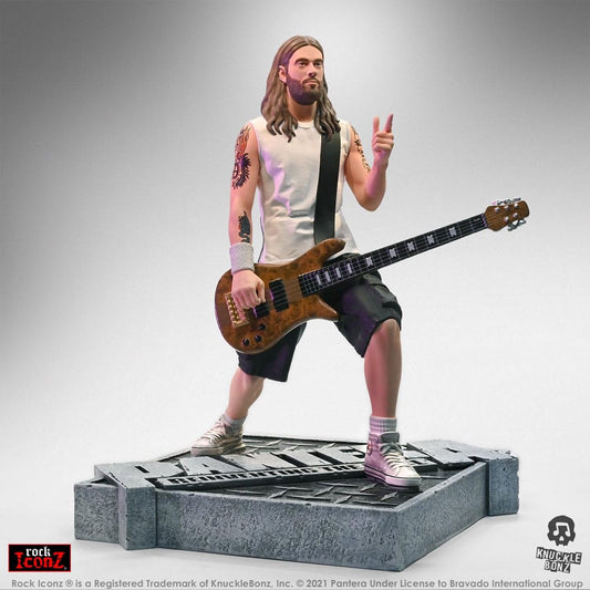Pantera Rock Iconz Statue Rex Brown (Reinventing the Steel) 22 cm 0785571595239