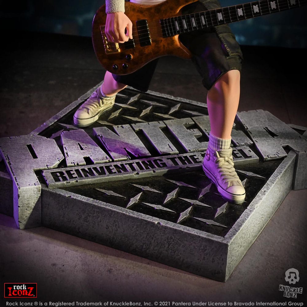 Pantera Rock Iconz Statue Rex Brown (Reinventing the Steel) 22 cm 0785571595239