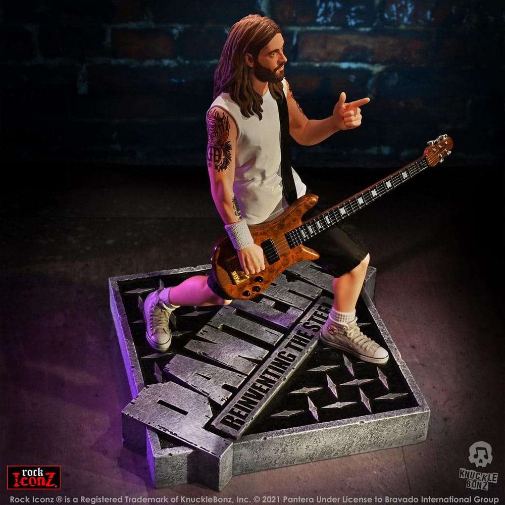 Pantera Rock Iconz Statue Rex Brown (Reinventing the Steel) 22 cm 0785571595239