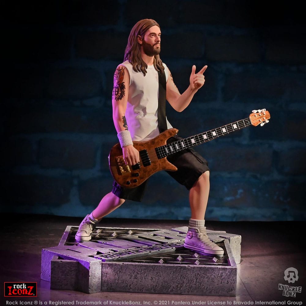Pantera Rock Iconz Statue Rex Brown (Reinventing the Steel) 22 cm 0785571595239