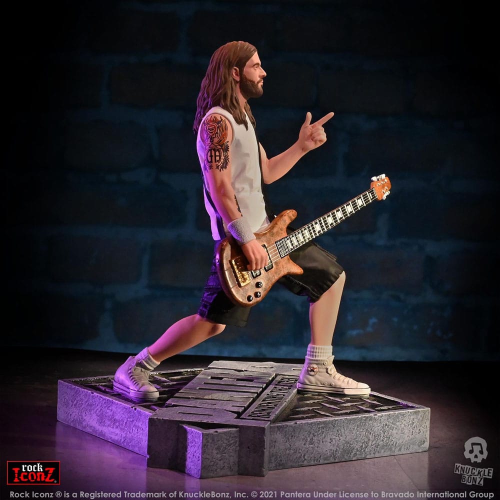 Pantera Rock Iconz Statue Rex Brown (Reinventing the Steel) 22 cm 0785571595239