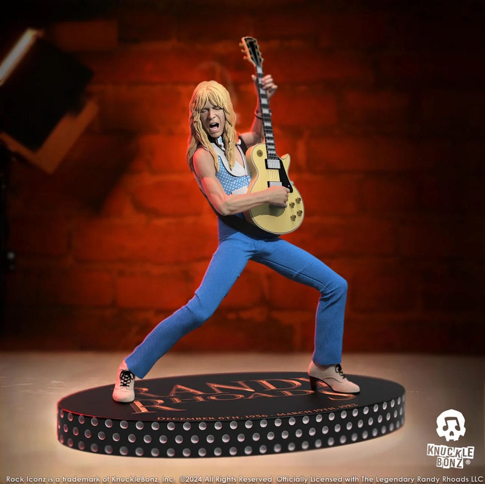 Randy Rhoads IV Rock Iconz Statue The Early Years Blue Version 24 cm 0785571596151