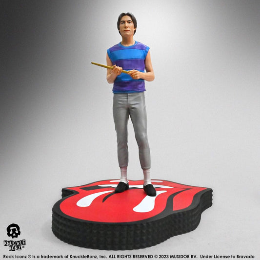 The Rolling Stones Rock Iconz Statue Charlie Watts (Tattoo You Tour 1981) 22 cm 0785571595895
