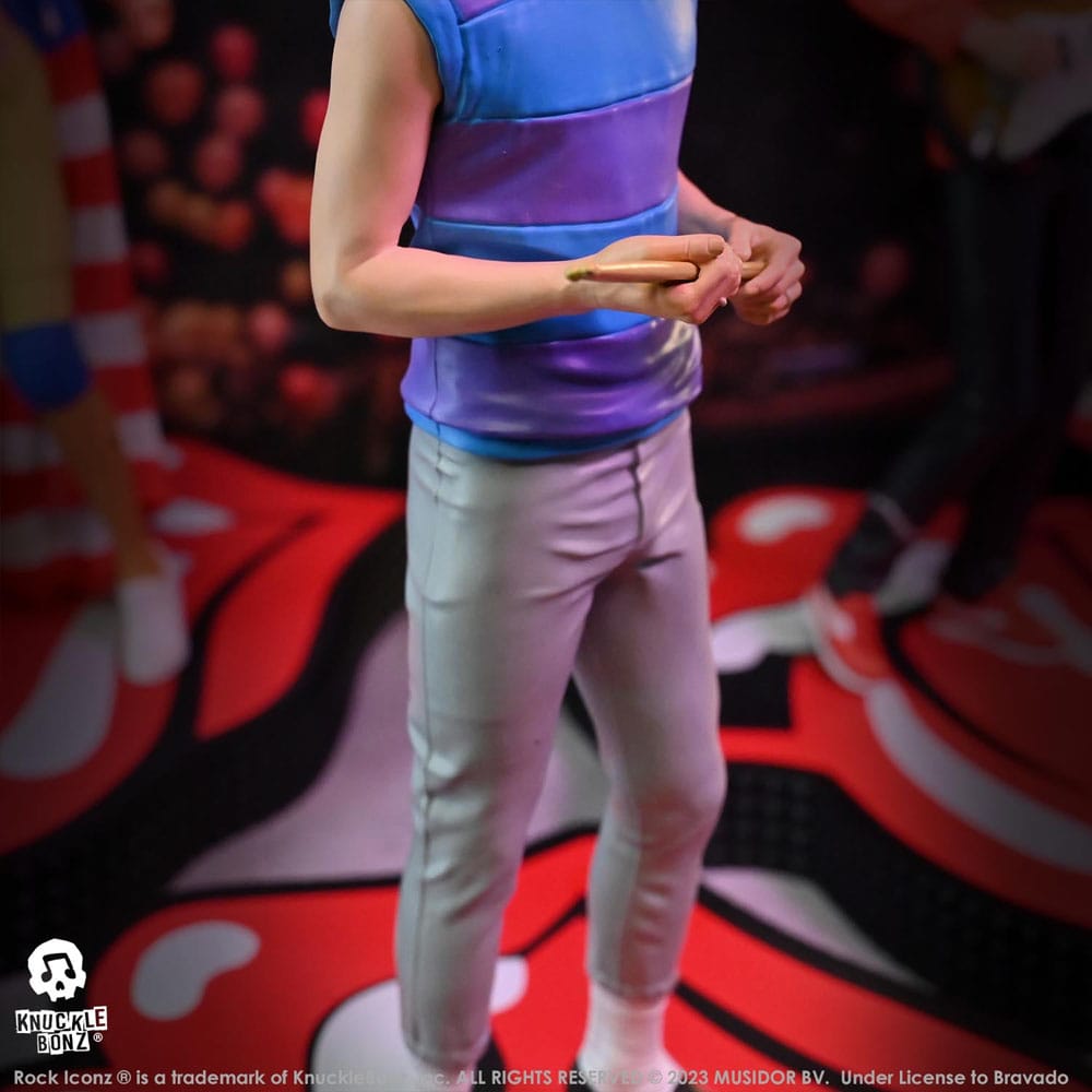 The Rolling Stones Rock Iconz Statue Charlie Watts (Tattoo You Tour 1981) 22 cm 0785571595895