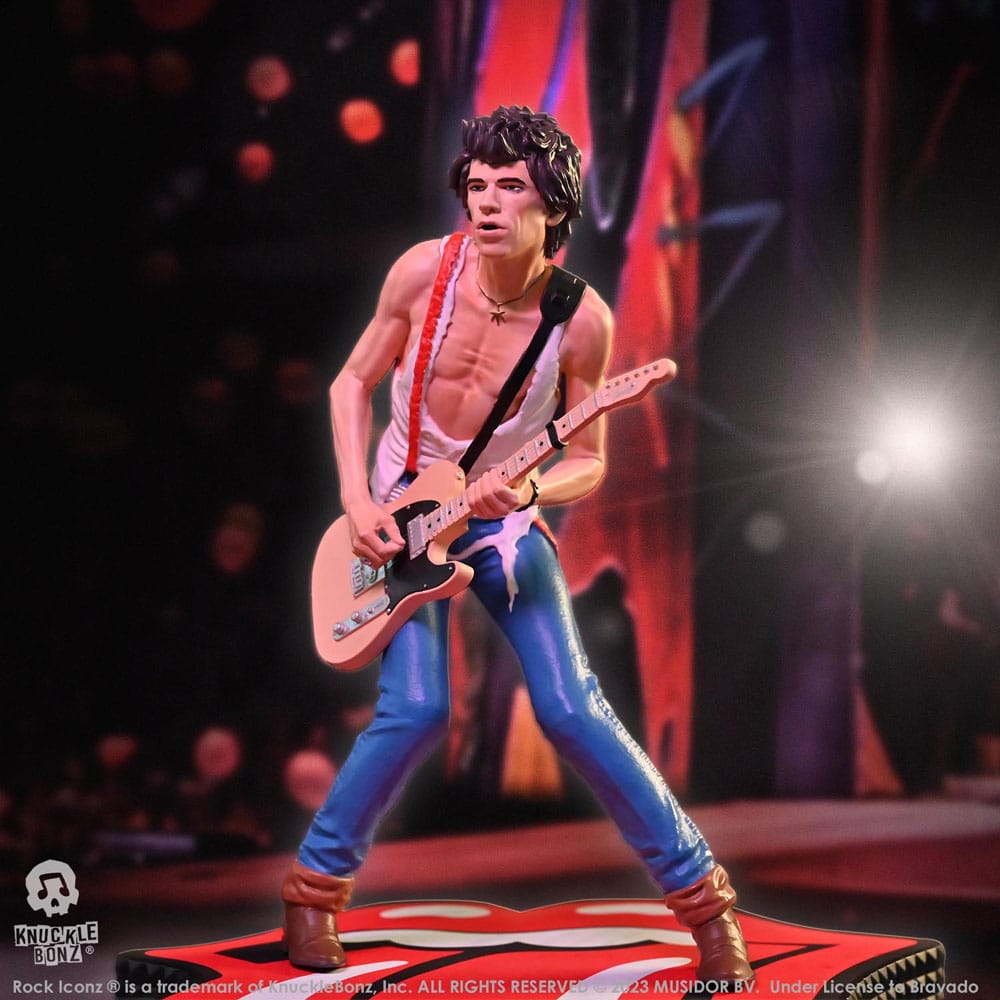The Rolling Stones Rock Iconz Statue Keith Richards (Tattoo You Tour 1981) 22 cm 0785571595871