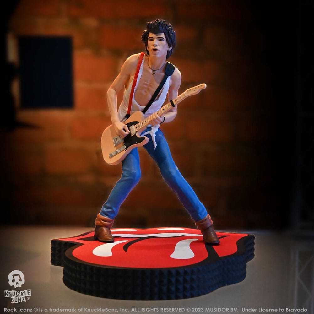 The Rolling Stones Rock Iconz Statue Keith Richards (Tattoo You Tour 1981) 22 cm 0785571595871