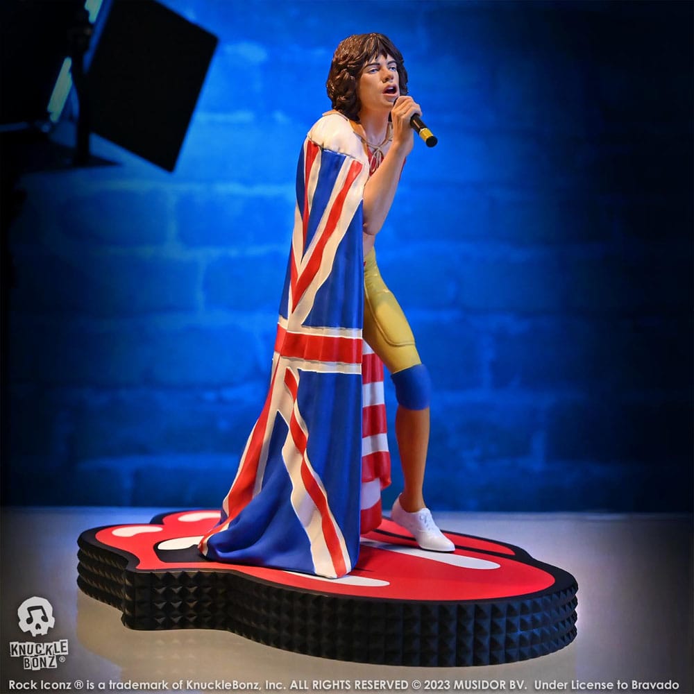 The Rolling Stones Rock Iconz Statue Mick Jagger (Tattoo You Tour 1981) 22 cm 0785571595864