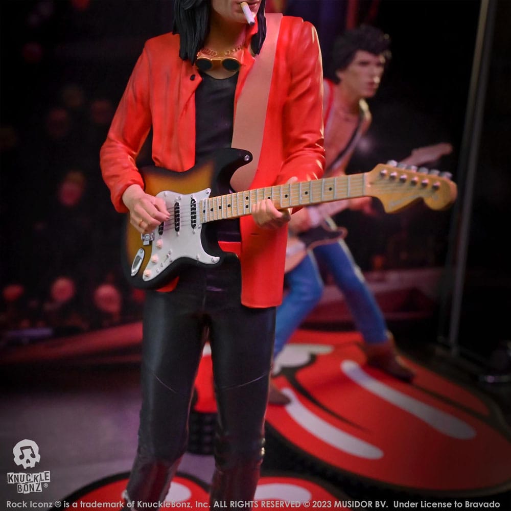 The Rolling Stones Rock Iconz Statue Ronnie Wood (Tattoo You Tour 1981) 22 cm 0785571595888