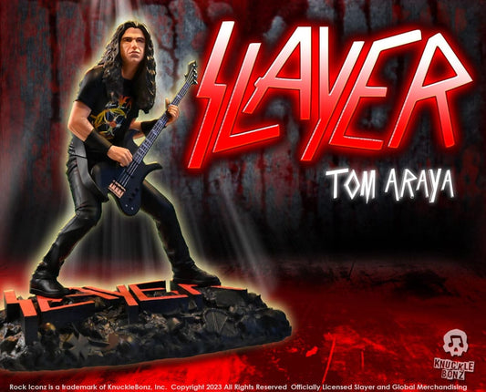 Slayer Rock Iconz Statue 1/9 Tom Araya II 22 cm 0785571595802
