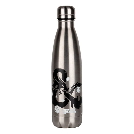 Dungeons & Dragons Thermo Water Bottle Logo Silver 3328170294317