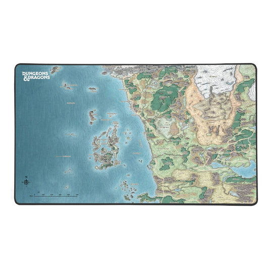 Dungeons & Dragons XL Mousepad Faerun Map 3328170292337