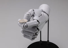 Takahiro Kagami PVC Artist Support Item Hand 1/1 Model Men /L Gray 22 cm   4934054067282