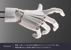 Takahiro Kagami PVC Artist Support Item Hand 1/1 Model Men /L Gray 22 cm   4934054067282