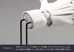 Takahiro Kagami PVC Artist Support Item Hand 1/1 Model Men /L Gray 22 cm   4934054067282