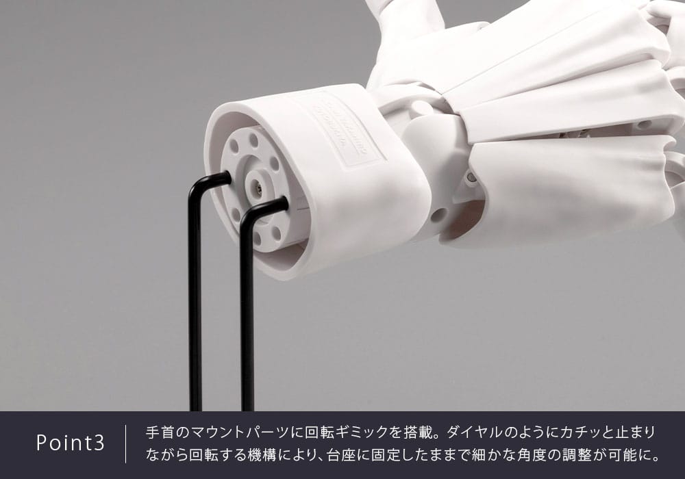 Takahiro Kagami PVC Artist Support Item Hand 1/1 Model Men /R Grey 22 cm 4934054070763