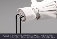 Takahiro Kagami PVC Artist Support Item Hand 1/1 Model Men /R White 22 cm 4934054070770