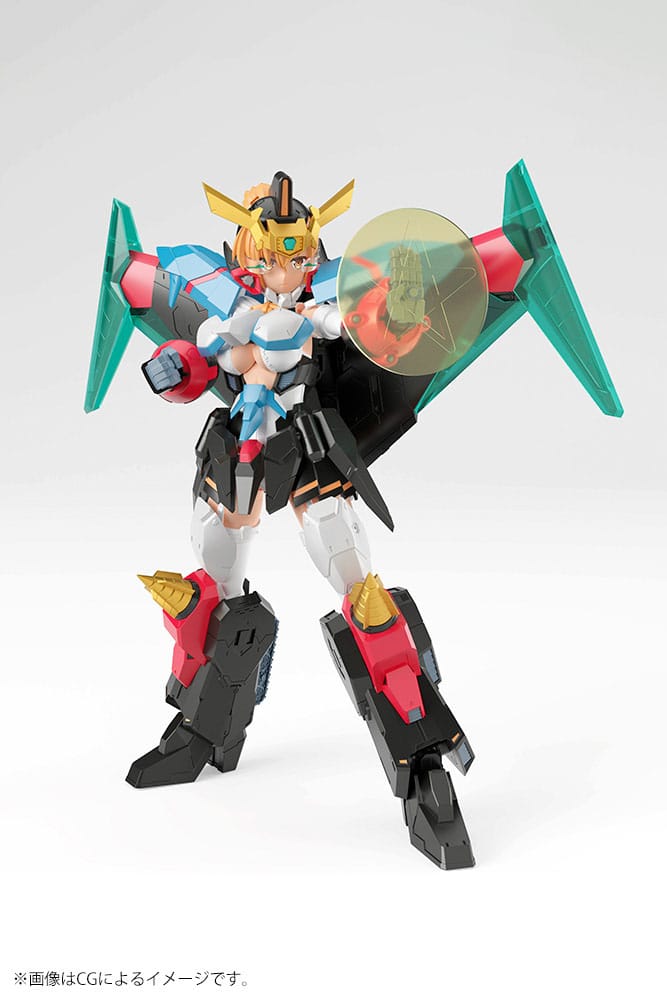 The King of Braves GaoGaiGar Cross Frame Girl Plastic Model Kit Star Gaofighgar 19 cm 4934054027019
