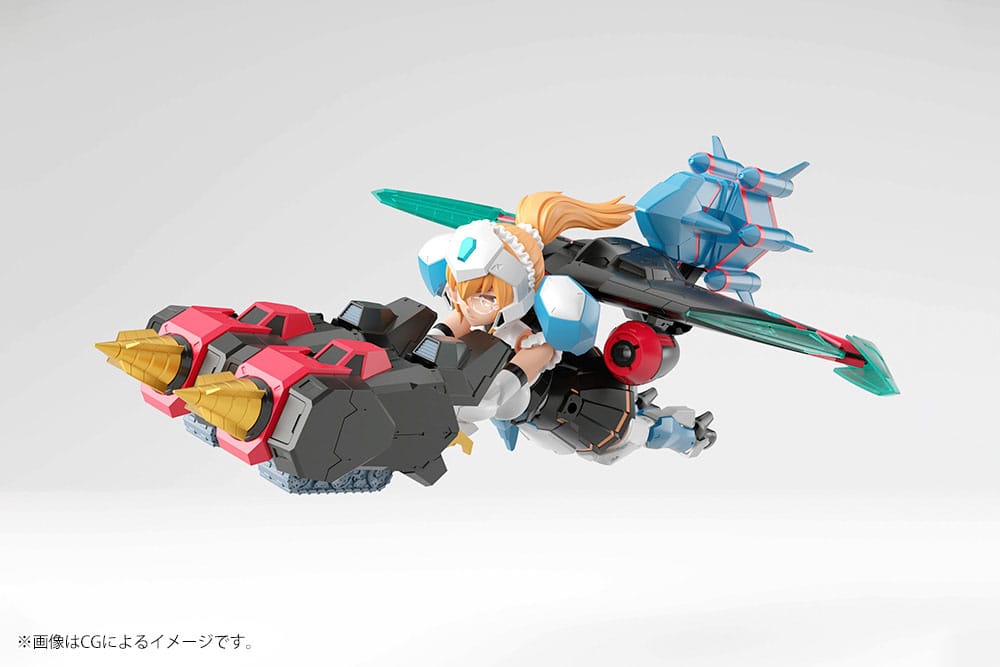The King of Braves GaoGaiGar Cross Frame Girl Plastic Model Kit Star Gaofighgar 19 cm 4934054027019