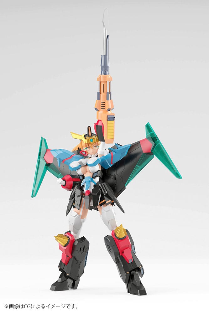 The King of Braves GaoGaiGar Cross Frame Girl Plastic Model Kit Star Gaofighgar 19 cm 4934054027019