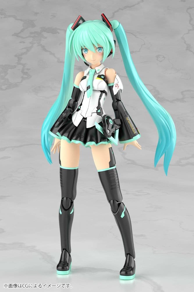 Frame Arms Girl Plastic Model Kit Grande Scale Frame Music Girl Hatsune Miku 25 cmFrame Arms Girl Maqueta Plastic Model Kit Grande Scale Frame Music Girl Hatsune Miku 25 cm 4934054084944