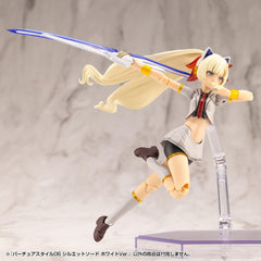 Kotobukiya M.S.G. Model Kit Accessory Set Virtuous Style 06 Silhouette Sword White Ver.    4934054067145